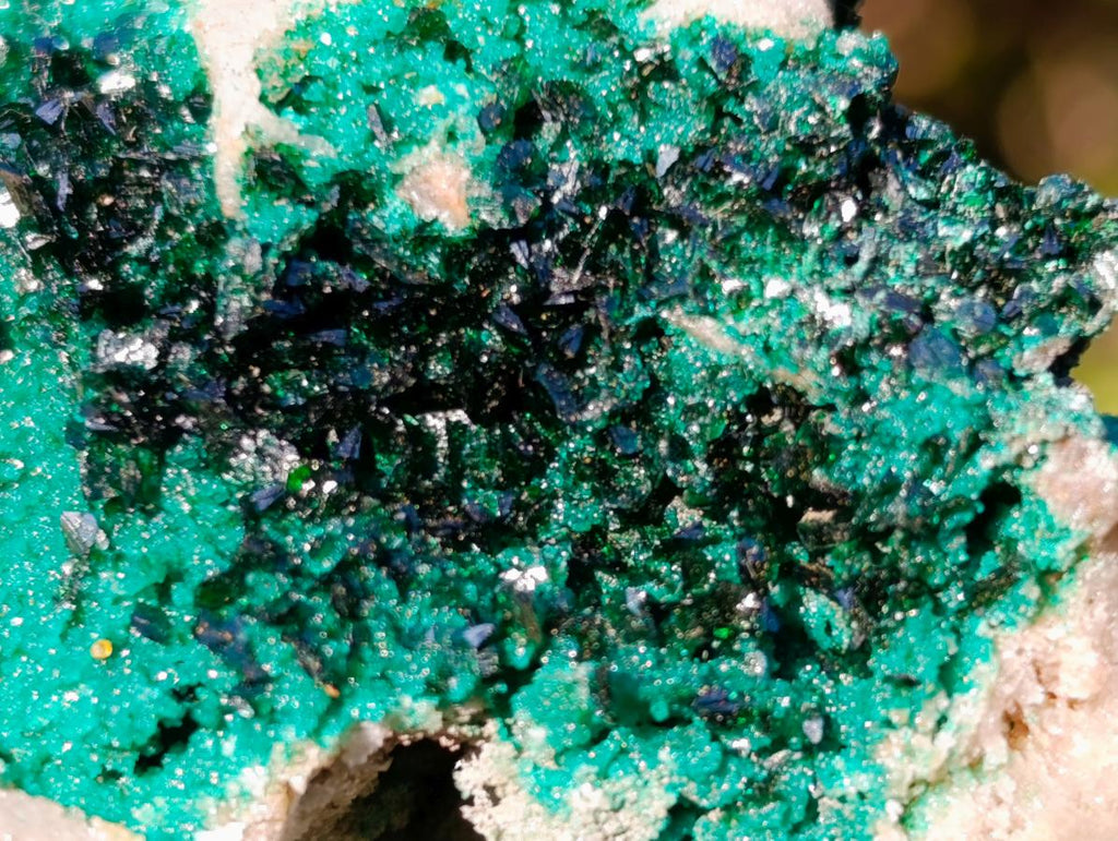 Natural Crystalline Malachite Specimens x 4 From Tenke Fungurume, Congo - Toprock Gemstones and Minerals 