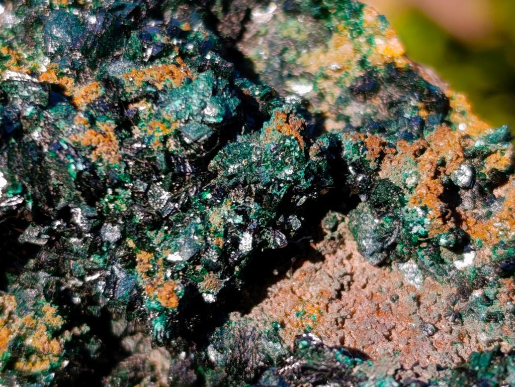 Natural Crystalline Malachite Specimens x 4 From Tenke Fungurume, Congo - Toprock Gemstones and Minerals 