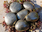 Polished Basalt Pharaoh Stone Galets x 6 From Iron Duke Mine, Zimbabwe - Toprock Gemstones and Minerals 