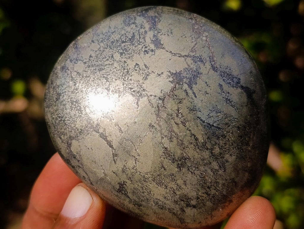 Polished Basalt Pharaoh Stone Galets x 6 From Iron Duke Mine, Zimbabwe - Toprock Gemstones and Minerals 