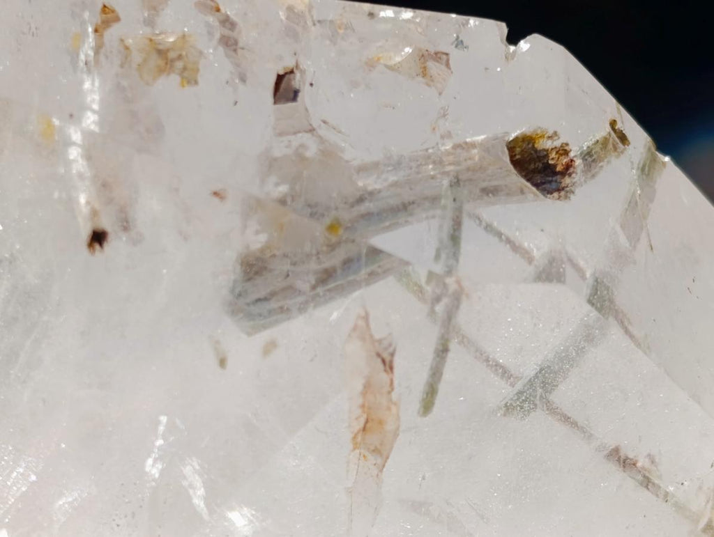 Polished Large Quartz Crystal with Inclusions x 1 From Madagascar - Toprock Gemstones and Minerals 