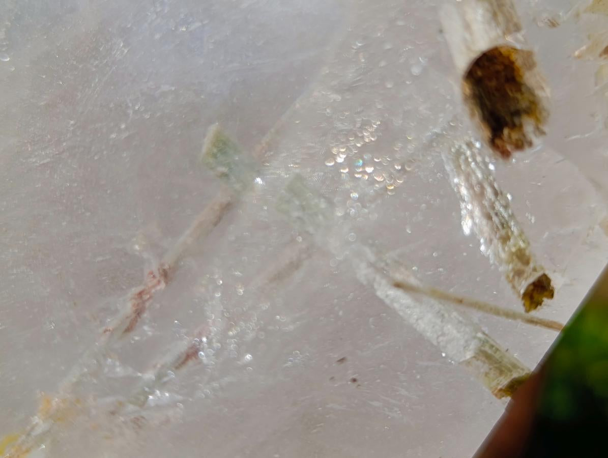Polished Large Quartz Crystal with Inclusions x 1 From Madagascar - Toprock Gemstones and Minerals 
