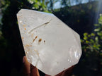 Polished Large Quartz Crystal with Inclusions x 1 From Madagascar - Toprock Gemstones and Minerals 