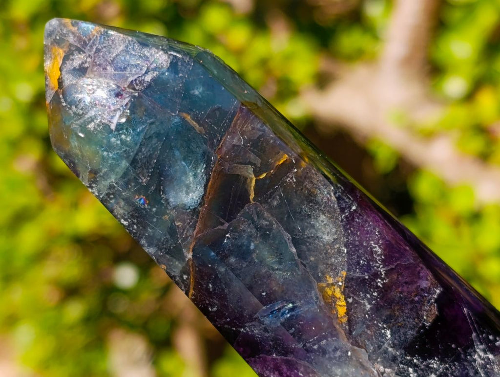 Polished Watermelon Fluorite Display Crystals x 4 From Uis, Namibia - Toprock Gemstones and Minerals 