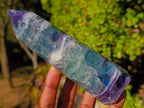 Polished Watermelon Fluorite Display Crystals x 4 From Uis, Namibia - Toprock Gemstones and Minerals 