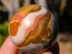 Polished Polychrome Jasper Standing Display Pieces and Spheres x 6 From NW Coast, Madagascar - Toprock Gemstones and Minerals 