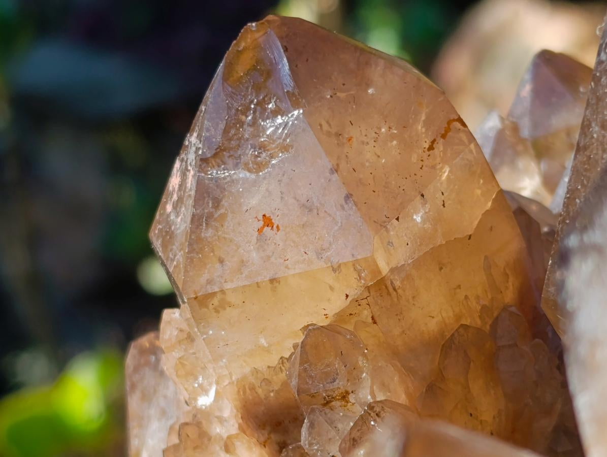 Natural XL Cascading Phantom Smokey Luena Quartz Cluster x 1 From Luena, Congo - Toprock Gemstones and Minerals 