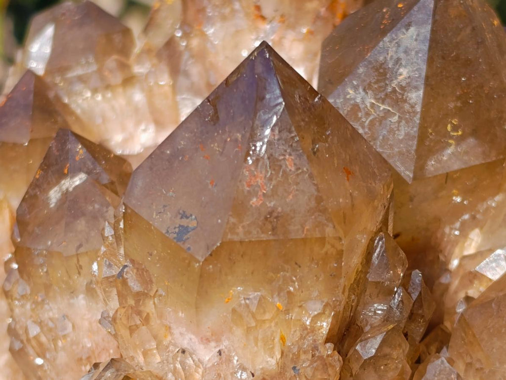 Natural XL Cascading Phantom Smokey Luena Quartz Cluster x 1 From Luena, Congo - Toprock Gemstones and Minerals 