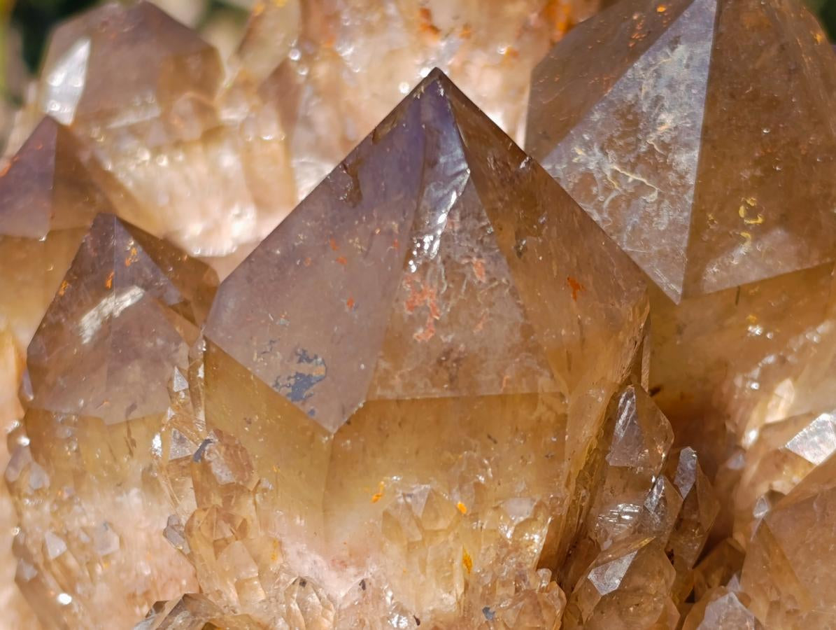Natural XL Cascading Phantom Smokey Luena Quartz Cluster x 1 From Luena, Congo - Toprock Gemstones and Minerals 