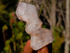 Polished Elestial Girasol Quartz Crystals x 12 From Madagascar - Toprock Gemstones and Minerals 