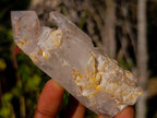 Polished Elestial Girasol Quartz Crystals x 12 From Madagascar - Toprock Gemstones and Minerals 