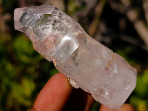 Polished Elestial Girasol Quartz Crystals x 12 From Madagascar - Toprock Gemstones and Minerals 