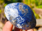 Polished Dumortierite Galets x 24 From Madagascar - Toprock Gemstones and Minerals 