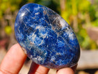 Polished Dumortierite Galets x 24 From Madagascar - Toprock Gemstones and Minerals 