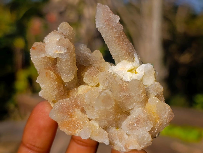 Natural Drusy Fairy Spirit Quartz Clusters x 12 From Boekenhouthoek, South Africa - Toprock Gemstones and Minerals 