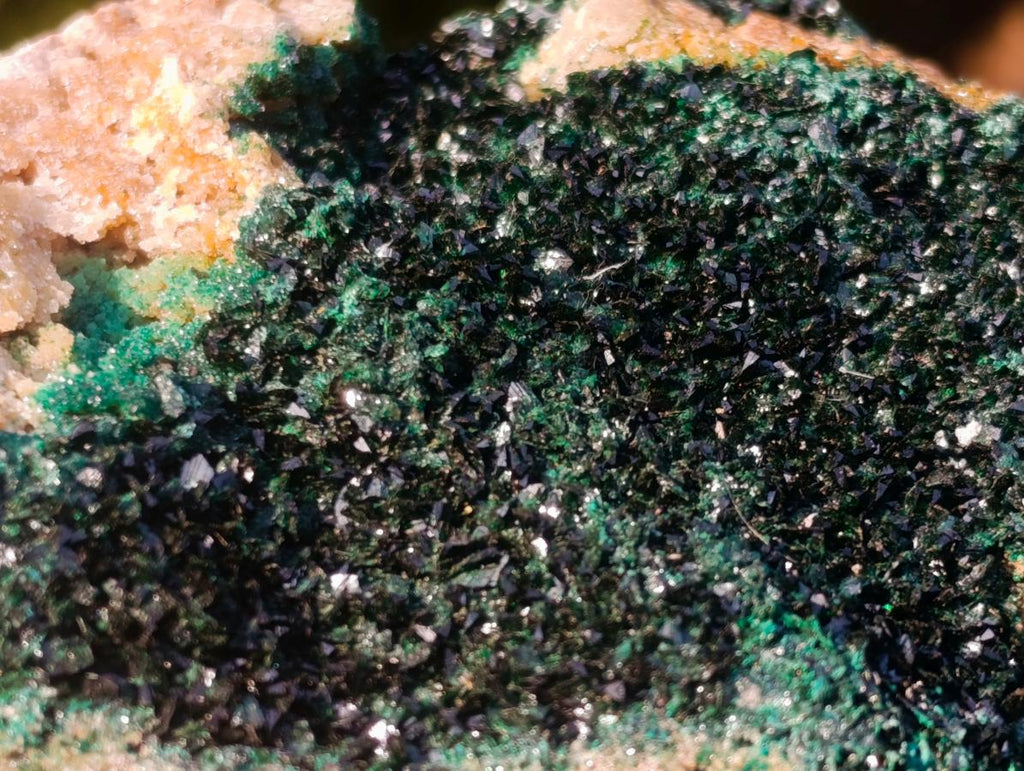 Natural Crystalline Malachite Specimens x 4 From Tenke Fungurume, Congo