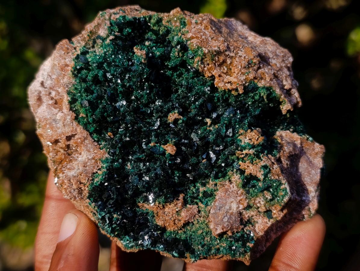 Natural Crystalline Malachite Specimens x 4 From Tenke Fungurume, Congo
