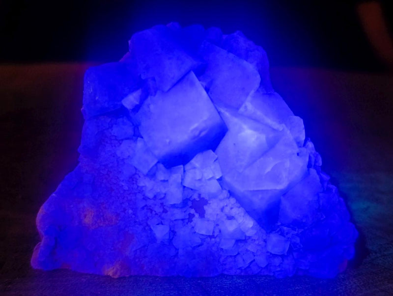 Natural Green Cubic Fluorite Specimens x 6 From Mandrosonoro, Madagascar - Toprock Gemstones and Minerals 