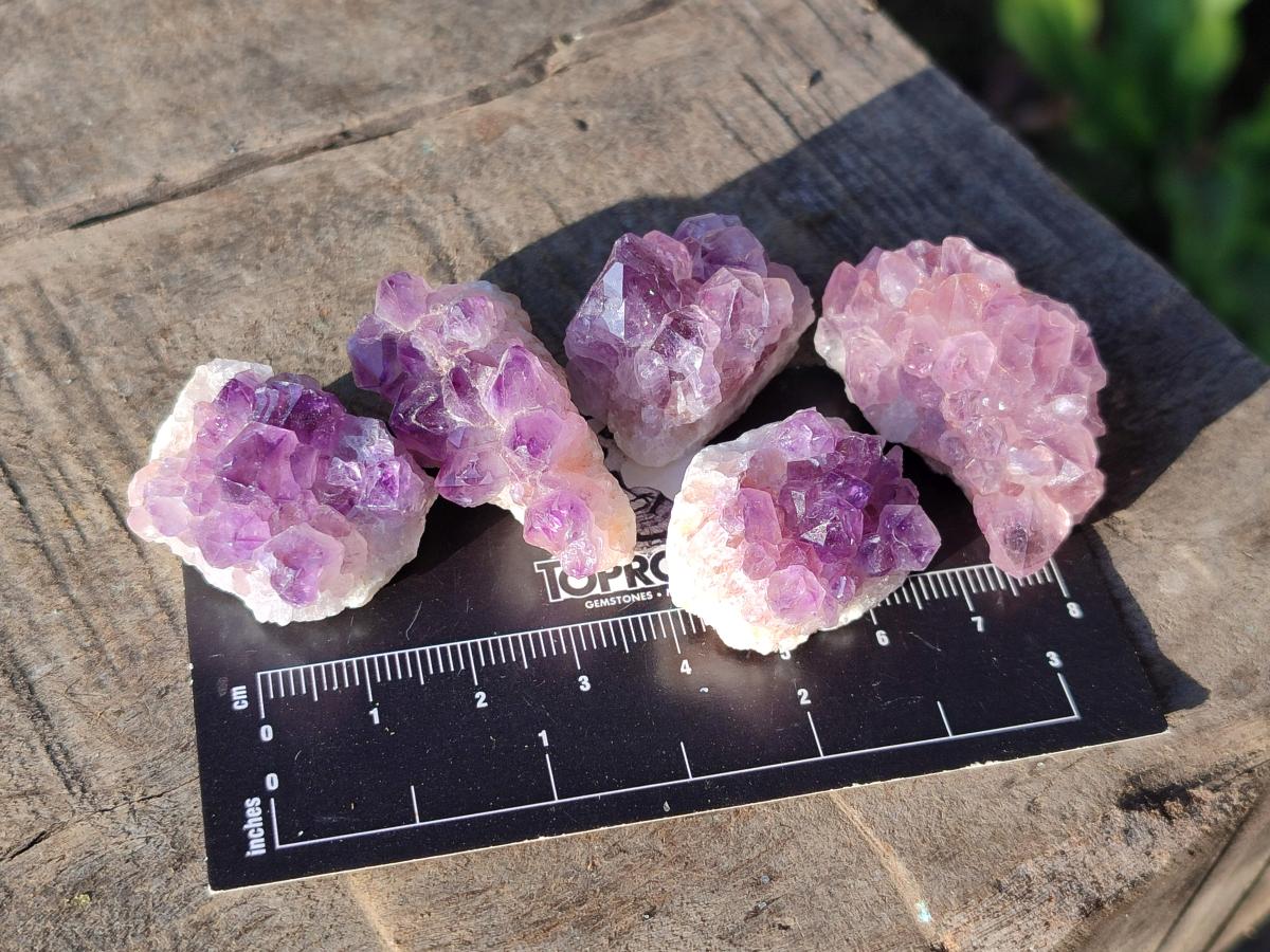 Natural Amethyst Clusters x 70 From Ambatondrazaka, Madagascar - Toprock Gemstones and Minerals 