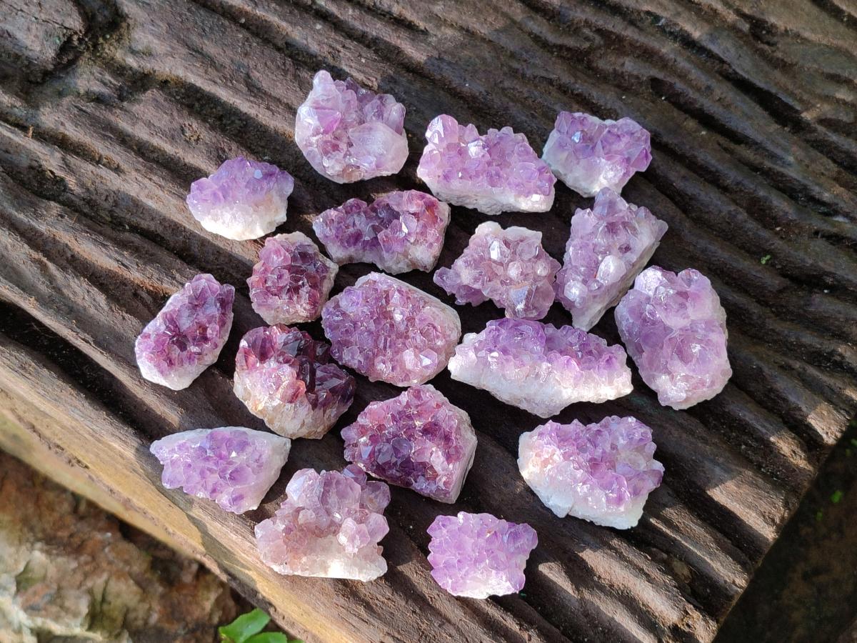 Natural Amethyst Clusters x 70 From Ambatondrazaka, Madagascar - Toprock Gemstones and Minerals 