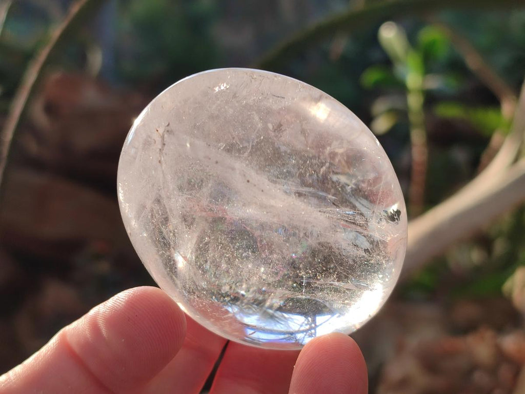 Polished Clear Quartz Galets x 24 From Madagascar - Toprock Gemstones and Minerals 