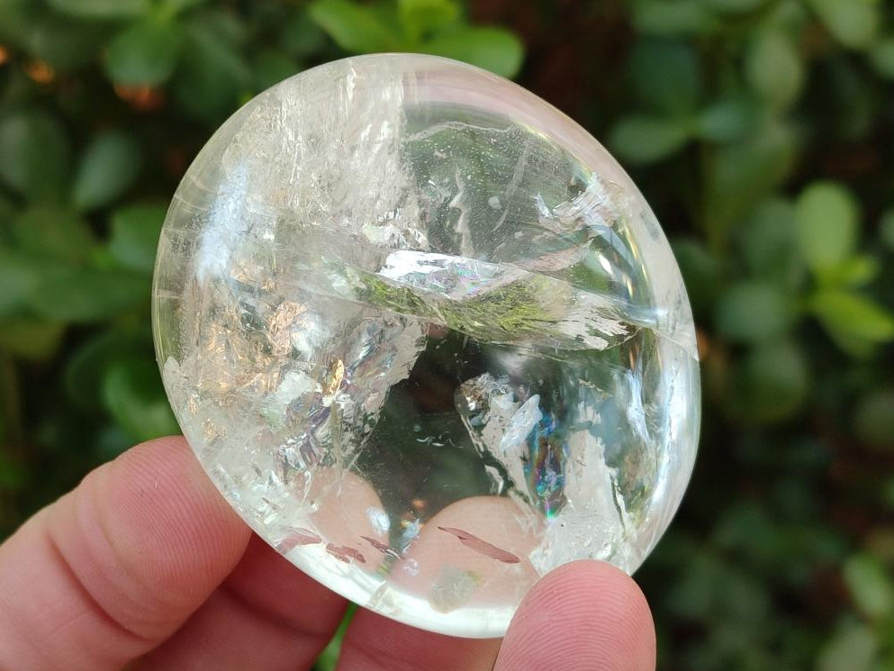Polished Clear Quartz Galets x 24 From Madagascar - Toprock Gemstones and Minerals 