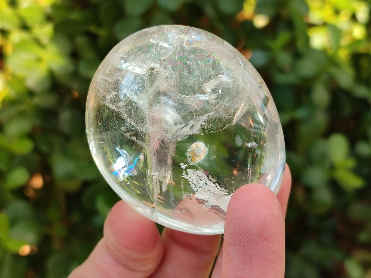Polished Clear Quartz Galets x 24 From Madagascar - Toprock Gemstones and Minerals 