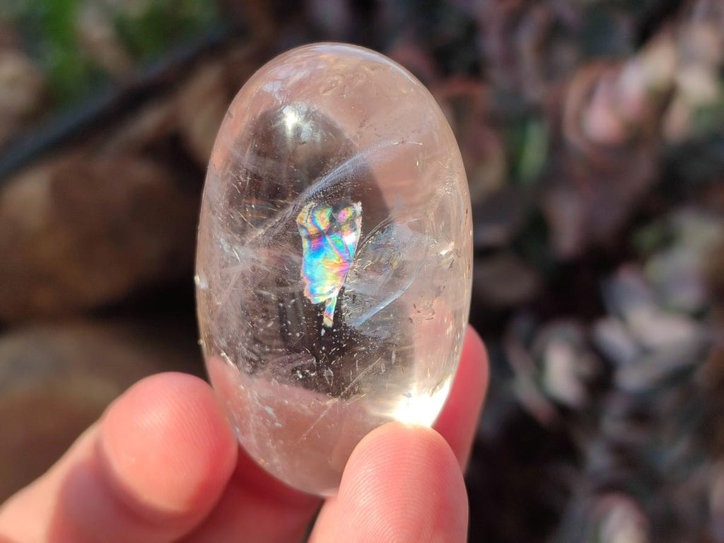 Polished Clear Quartz Galets x 24 From Madagascar - Toprock Gemstones and Minerals 