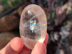 Polished Clear Quartz Galets x 24 From Madagascar - Toprock Gemstones and Minerals 