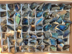 Polished One Side Labradorite Slices x 70 From Madagascar - Toprock Gemstones and Minerals 