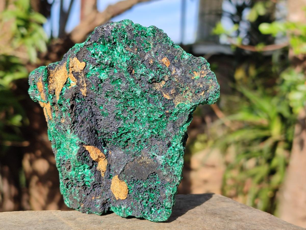 Natural Silky Malachite Specimens x 4 From Kasompe, Congo - Toprock Gemstones and Minerals 