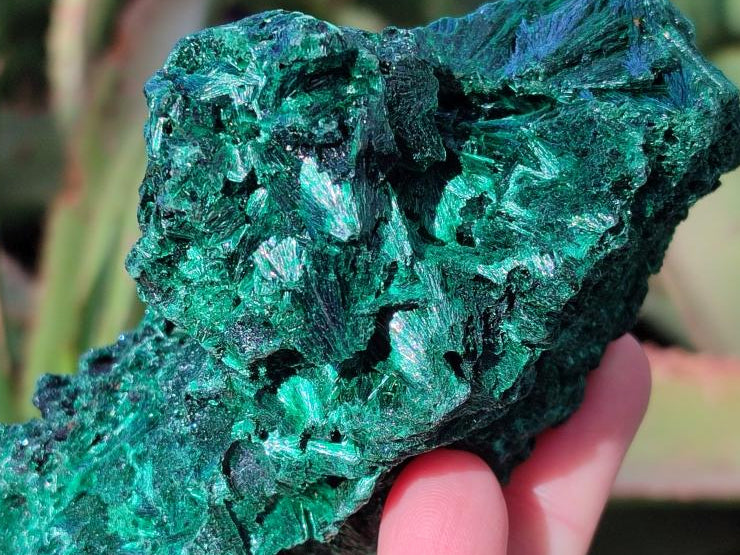 Natural Silky Malachite Specimens x 4 From Kasompe, Congo - Toprock Gemstones and Minerals 