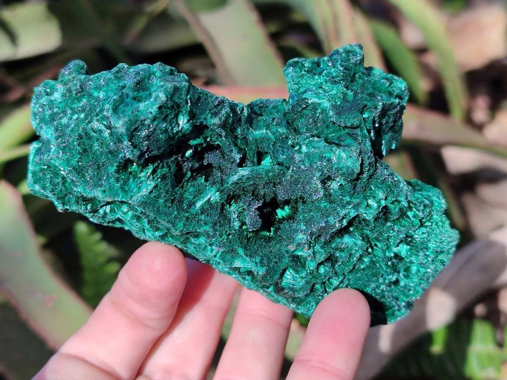 Natural Silky Malachite Specimens x 4 From Kasompe, Congo - Toprock Gemstones and Minerals 