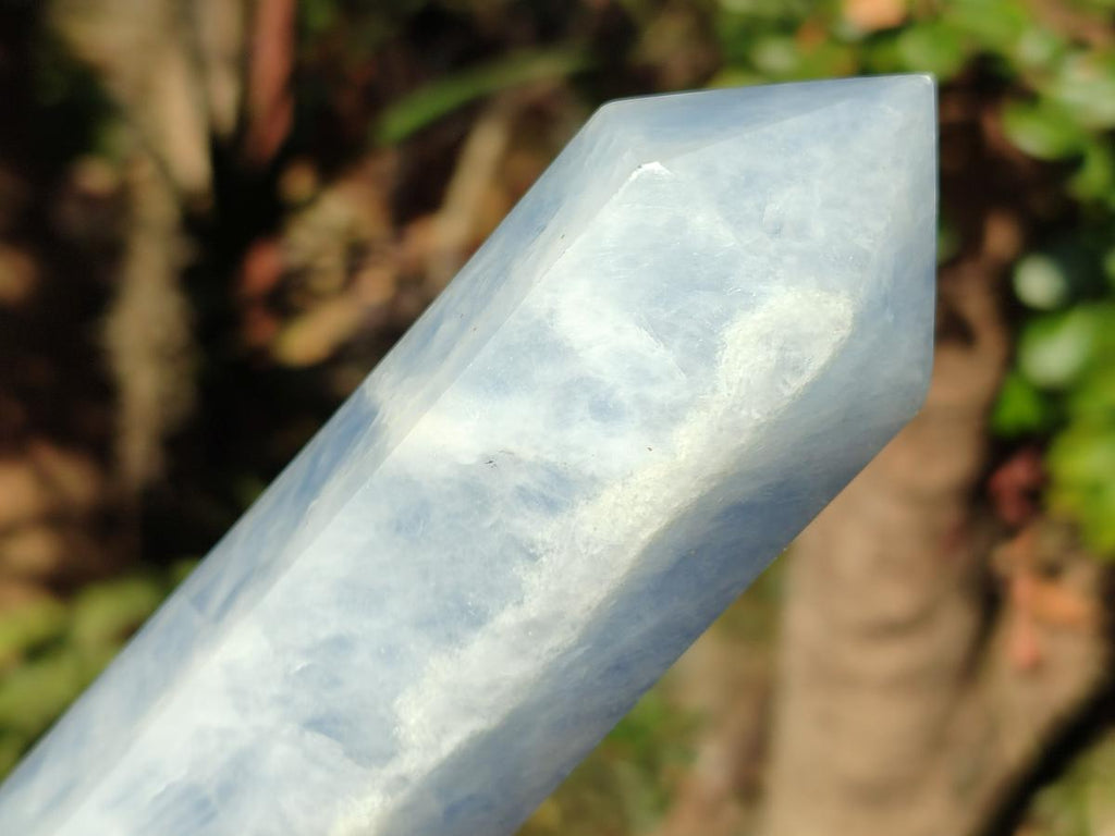 Polished Blue Calcite Display Crystals x 6 From Madagascar - Toprock Gemstones and Minerals 