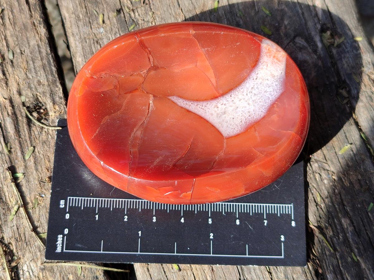Polished Carnelian Agate Gemstone Bowls x 12 From Madagascar - Toprock Gemstones and Minerals 