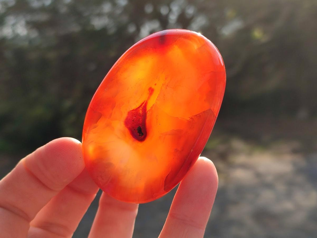 Polished Carnelian Agate Gemstone Bowls x 12 From Madagascar - Toprock Gemstones and Minerals 