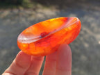 Polished Carnelian Agate Gemstone Bowls x 12 From Madagascar - Toprock Gemstones and Minerals 
