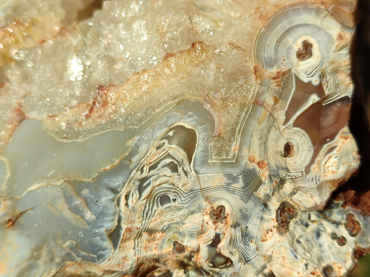 Natural Stalagmitic Agate with Cristobalite x 2 From Didi, Madagascar - Toprock Gemstones and Minerals 