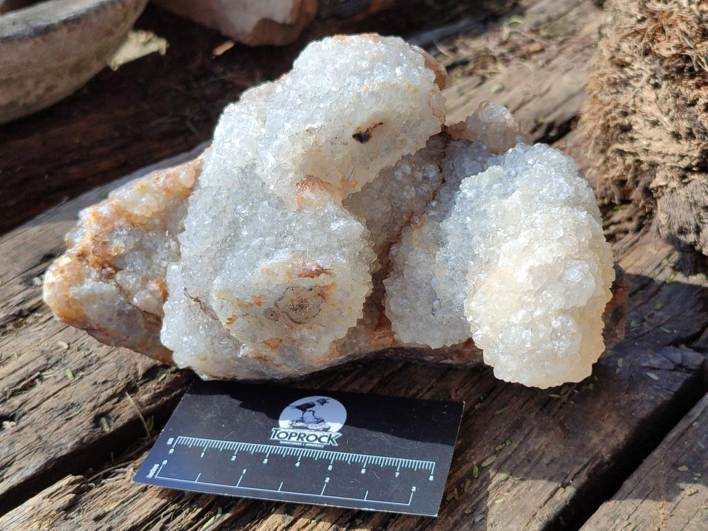 Natural Stalagmitic Agate with Cristobalite x 2 From Didi, Madagascar - Toprock Gemstones and Minerals 
