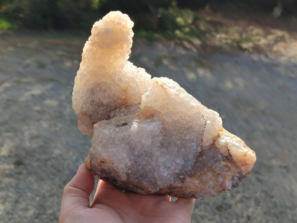 Natural Stalagmitic Agate with Cristobalite x 2 From Didi, Madagascar - Toprock Gemstones and Minerals 