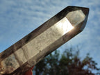 Polished Smokey Quartz Tower and Crystal x 2 From Madagascar - Toprock Gemstones and Minerals 