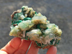 Natural Rare Bladed Barite Specimens with Malachite x 2 From Shangulowé Mine, Congo - Toprock Gemstones and Minerals 