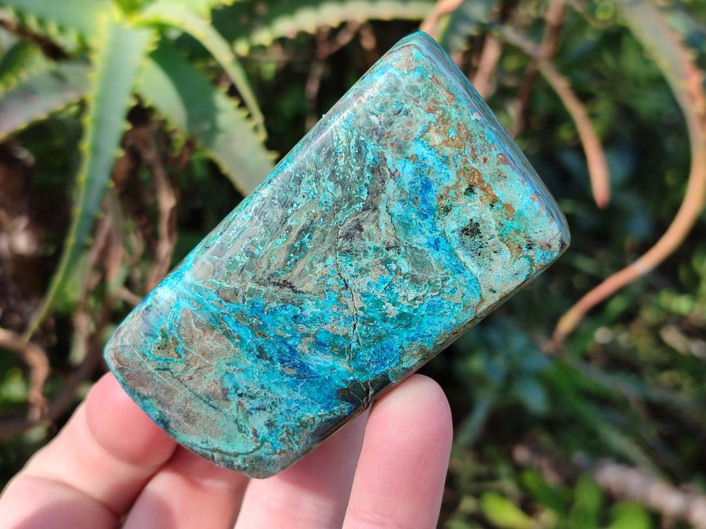 Polished Shattuckite Free Forms x 12 From Kaokoveld, Namibia - Toprock Gemstones and Minerals 