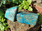 Polished Shattuckite Free Forms x 12 From Kaokoveld, Namibia - Toprock Gemstones and Minerals 