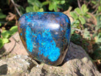 Polished Shattuckite Free Forms x 12 From Kaokoveld, Namibia - Toprock Gemstones and Minerals 