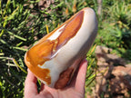Polished Large Polychrome Jasper Standing Display Piece x 1 From NW Coast, Madagascar - Toprock Gemstones and Minerals 