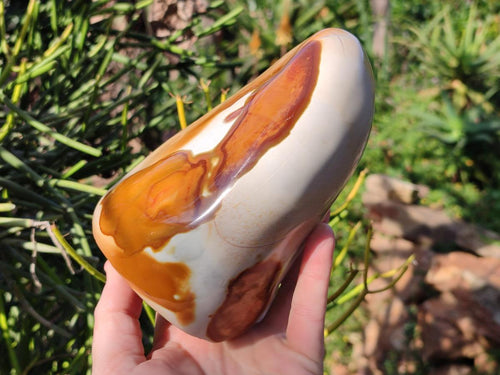 Polished Large Polychrome Jasper Standing Display Piece x 1 From NW Coast, Madagascar - Toprock Gemstones and Minerals 