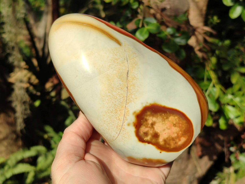 Polished Large Polychrome Jasper Standing Display Piece x 1 From NW Coast, Madagascar - Toprock Gemstones and Minerals 
