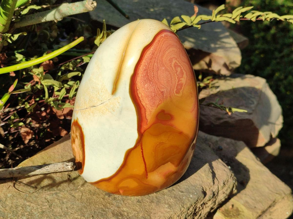 Polished Large Polychrome Jasper Standing Display Piece x 1 From NW Coast, Madagascar - Toprock Gemstones and Minerals 