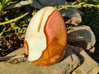 Polished Large Polychrome Jasper Standing Display Piece x 1 From NW Coast, Madagascar - Toprock Gemstones and Minerals 